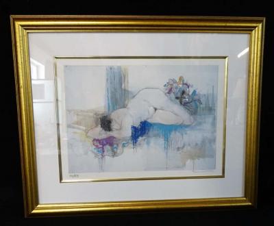 Itzchak Tarkay Set of Four Itzchak Tarkay Serigraphs of Nudes