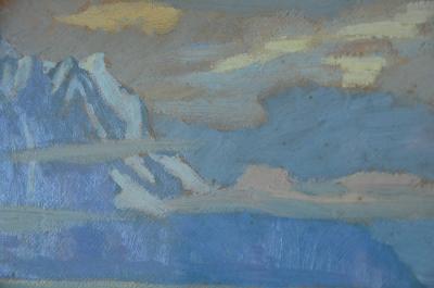 Ivan da Silva Bruhns Rare Set of Two Framed Oil Paintings by Ivan da Silva Bruhns