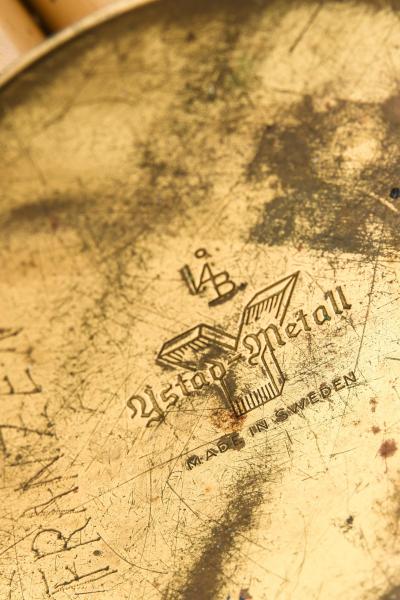 Ivar lenius Bj rk Brass Vase in Brass by Ivar lenius Bj rk 1930s