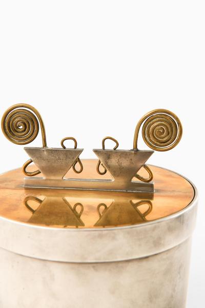 Ivar lenius Bj rk Scandinavian Modern Jar in Brass and Pewter by Ivar lenius Bj rk 1940