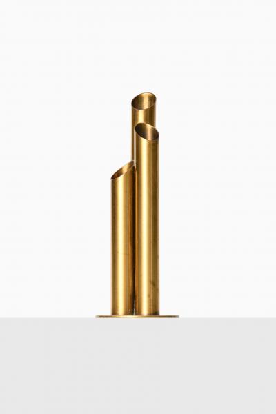 Ivar lenius Bj rk Vase Produced by Ystad Metall