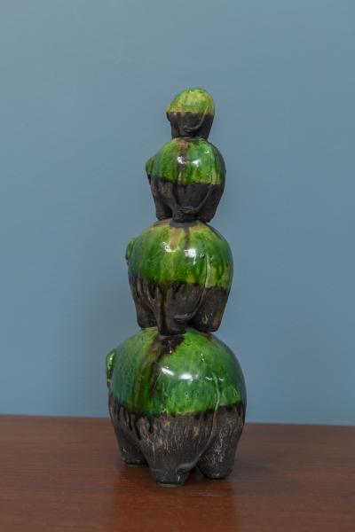 Ivo De Santis Ivo De Santis for Gil Etruschi Ceramic Elephants Sculpture Italy