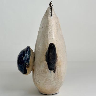 Ivo De Santis Mid Century Modern Italian Glazed Ceramic Fish Sculpture by Ivo De Santis