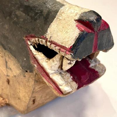 Ivory Coast Zoomorphic Dance Mask Gouro People 1950s