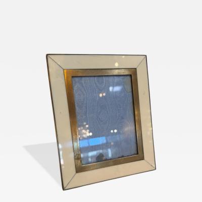 Ivory and Brass Picture Frame