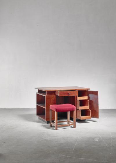 J A Muntendam J A Muntendam desk and stool Dutch 1920s 30s