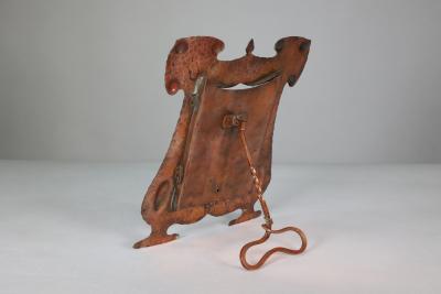 J F Poole Hayle Cornwall an Arts Crafts Hand Hammered Copper Picture Frame