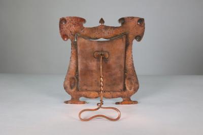 J F Poole Hayle Cornwall an Arts Crafts Hand Hammered Copper Picture Frame