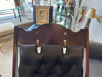 J Herbert McNair Colonial Campaign Chairs Pair