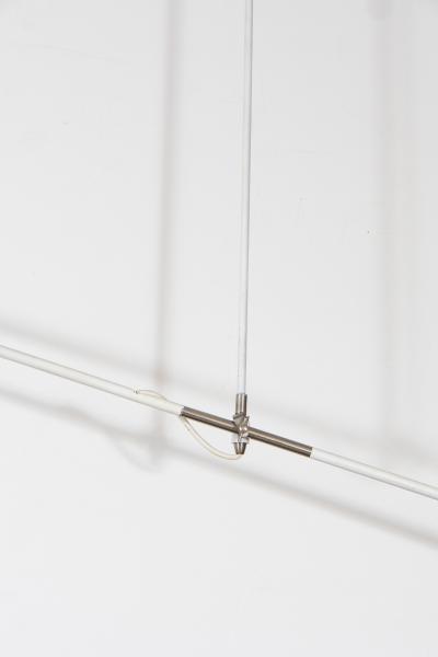 J J M Hoogervorst J J M HOOGERVORST FOR ANVIA ENAMELED METAL ARTICULATED CEILING FIXTURE