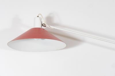 J J M Hoogervorst J J M HOOGERVORST FOR ANVIA ENAMELED METAL ARTICULATED CEILING FIXTURE