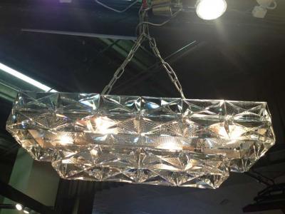 J L Lobmeyr Austrian Lobmeyr 1960 Crystal Chandelier