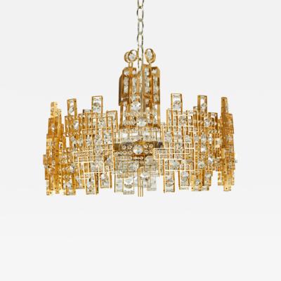 J L Lobmeyr Geometric Lobmeyr Chandelier