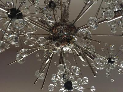 J L Lobmeyr Lobmeyr Metropolitan Opera Crystal Chandelier Sputnik Design
