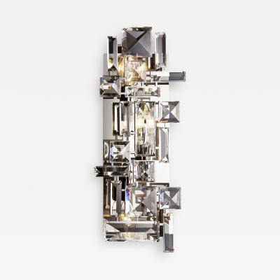 J L Lobmeyr Metropolitan Sconce by Hans Harald Rath