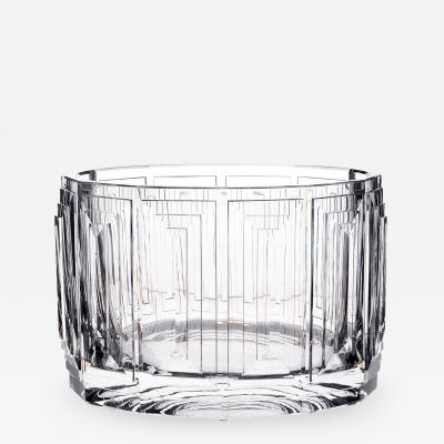 J L Lobmeyr Treppenschliff Bowl by Josef Hoffmann