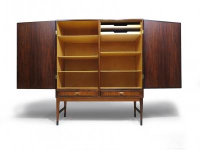 J L M llers M belfabrik Niels O Moller for JL Moller Mid century Danish Rosewood Cabinet