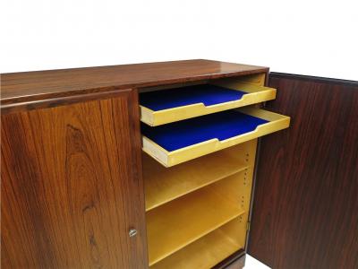 J L M llers M belfabrik Niels O Moller for JL Moller Mid century Danish Rosewood Cabinet