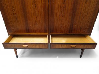 J L M llers M belfabrik Niels O Moller for JL Moller Mid century Danish Rosewood Cabinet