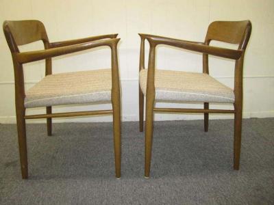 J L M llers M belfabrik Wonderful Set of Six J L Moller Teak Dining Chairs Danish Mid Century Modern