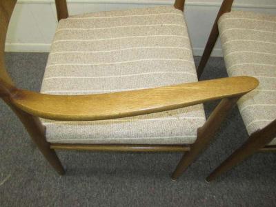 J L M llers M belfabrik Wonderful Set of Six J L Moller Teak Dining Chairs Danish Mid Century Modern