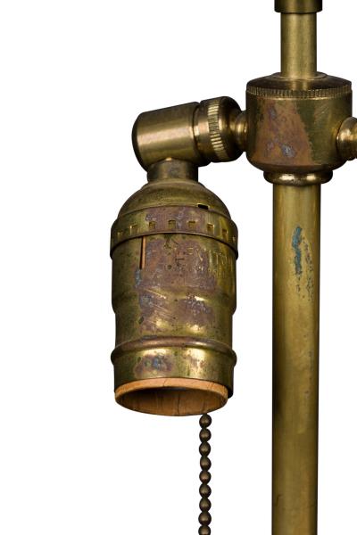 J Massier Fils French Louis XV style Chinoiserie Oxblood Porcelain Table Lamp