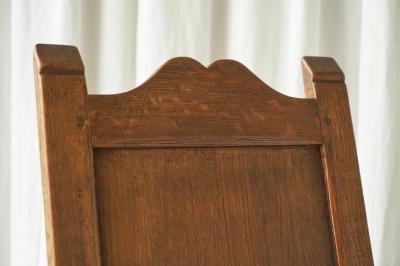 J R Hoogezand Traditional Vernacular Armchair in Oak The Netherlands 1930s