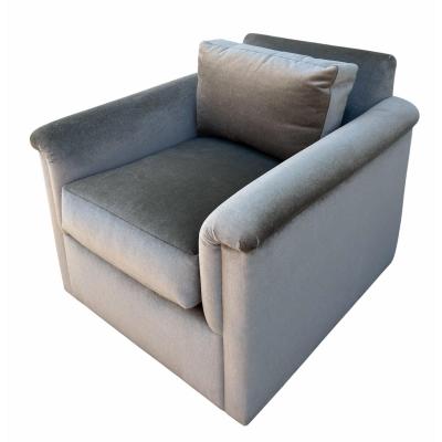 J Robert Scott Art Deco J Robert Scott Mohair Club Chair 1 of 2