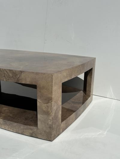 J Robert Scott Parchment Coffee Table by J Robert Scott