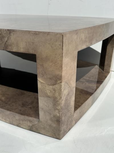 J Robert Scott Parchment Coffee Table by J Robert Scott