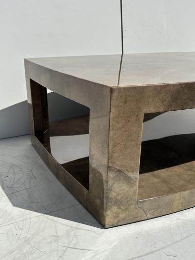 J Robert Scott Parchment Coffee Table by J Robert Scott