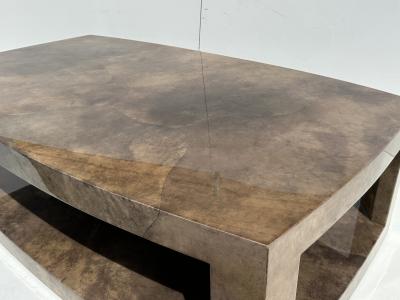 J Robert Scott Parchment Coffee Table by J Robert Scott