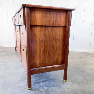 J Stuart Clingman John Widdicomb Nine Drawer Rosewood Dresser J Stuart Clingman 1950s