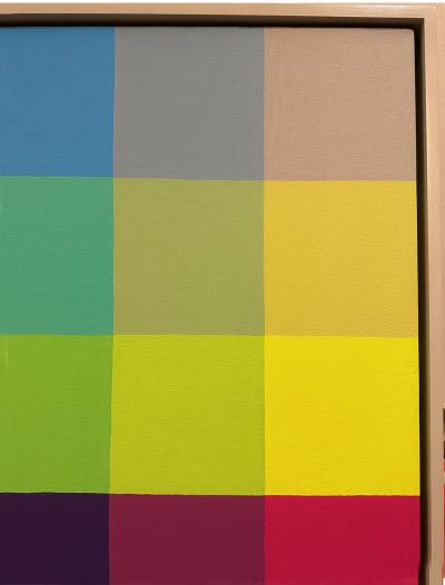 J T Donovan J T Donovan Quadrant Reverse Oil on Canvas W 36 x H 36 
