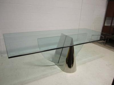 J Wade Beam Brueton Pinnacle Table Designed by Jay Wade Beam Mid Century Modern