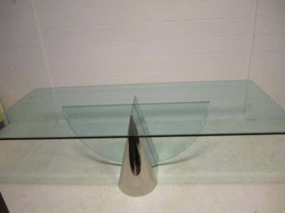 J Wade Beam Brueton Pinnacle Table Designed by Jay Wade Beam Mid Century Modern