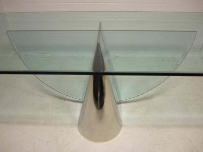 J Wade Beam Brueton Pinnacle Table Designed by Jay Wade Beam Mid Century Modern
