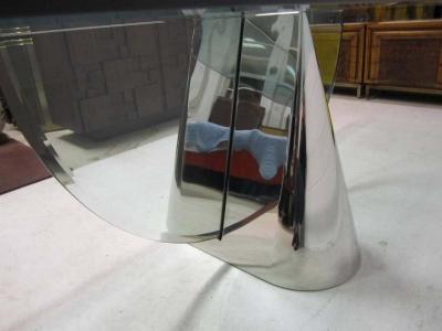 J Wade Beam Brueton Pinnacle Table Designed by Jay Wade Beam Mid Century Modern