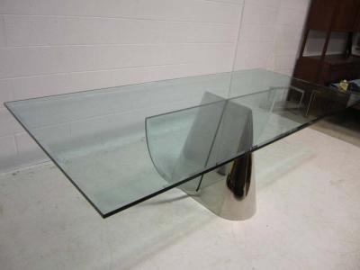 J Wade Beam Brueton Pinnacle Table Designed by Jay Wade Beam Mid Century Modern