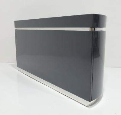 J Wade Beam Wade Beam For Brueton Ponte Credenza in High Gloss Blue Gray