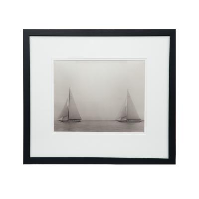 J class K3 shamrock and k2 racing in light airs by Kirk and sons