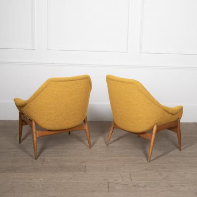 J lia Gaubek Pair of Mid Century Julia Gaubek Armchairs