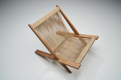 J rgen H j Easy Chair by J rgen H j and Poul Kj rholm Denmark 1952