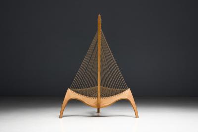 J rgen H velskov Harp Chair by J rgen H velskov for Christensen Larsen Denmark 1960s