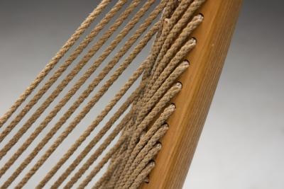 J rgen H velskov Harp Chair by J rgen H velskov for Christensen Larsen Denmark 1960s