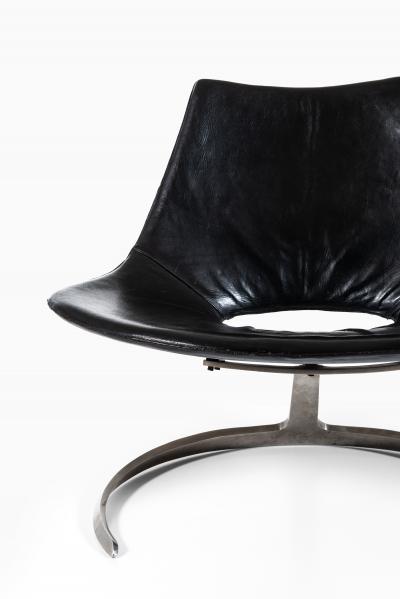 J rgen Kastholm Preben Fabricius Easy Chair Model Scimitar Produced by Ivan Schlecter