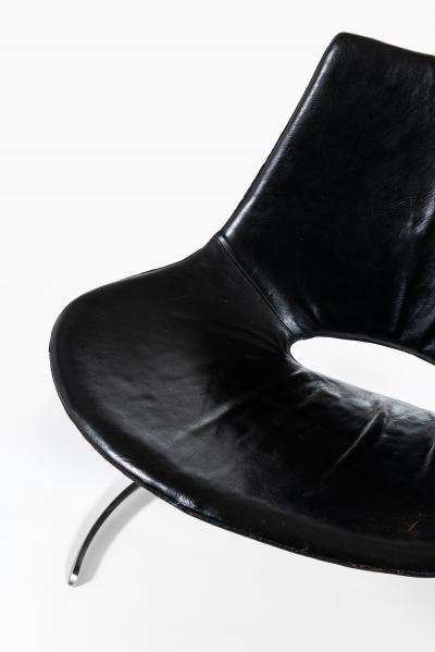 J rgen Kastholm Preben Fabricius Easy Chair Model Scimitar Produced by Ivan Schlecter