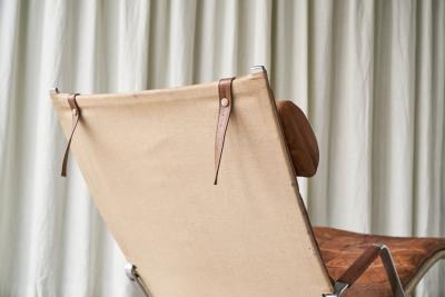 J rgen Kastholm Preben Fabricius Fabricius Kastholm FK87 in Patinated Cognac Leather 1960s