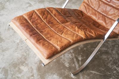 J rgen Kastholm Preben Fabricius Fabricius Kastholm FK87 in Patinated Cognac Leather 1960s