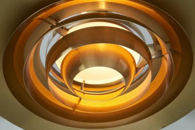 J rgen Kastholm Preben Fabricius P376 KF1 Pendant Light by Fabricius Kastholm Denmark 1960s